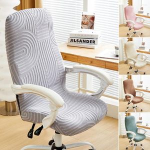 Chair Covers Durable Stretch Jacquard Dining Room Cover Dustproof Elastic Soft Game Slipcovers Removable Seat Protector Case