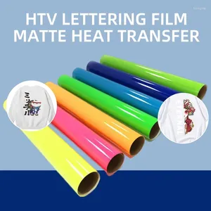 Window Stickers 0.5x1m HTV Engraving Matte Lettering Film Heat Transfer Sheets For T-shirt DIY Clothing Printing