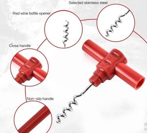 Şişe açıcı basit pratik kırmızı şarap plastik tornavida ev yaratıcı çok fonksiyon tirbuşon açıcılar araba mutfak aksesuarları abrebotellas