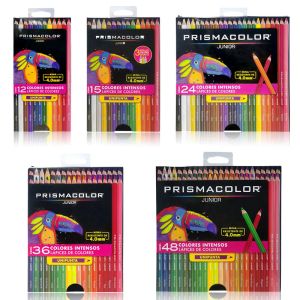 Pencils Prismacolor JUNIOR Series Student Oily Colored Pencils 12/15/24/36/48 Color Set School Supplies Art Supplies