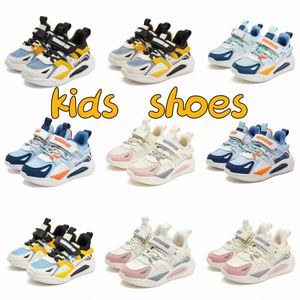 scarpe per bambini sneakers casual ragazzi ragazzi alla moda bambini alla moda nero blu blu scarpe bianche dimensioni 27-38 u8yn#