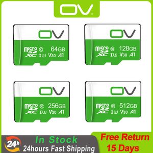 OV Original 16GB 32GB 64GB 128GB 256GB 512GB Micro Mini Mini SD 10 класс Флэша память видео TF Card V30 High Speed Monitoring Cards