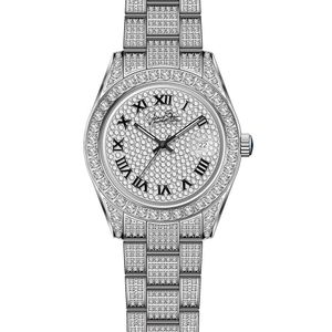 Luxury high quality diamond watchMen Luxury Iced Out VVS Moissanite Watch Men 14K 18K Gold Plated Automatic Diamond Watch