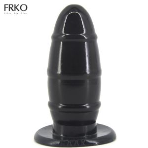 Toys Rugby Anal Plug Plug Round Head Insert 16.3cm Big Dildo Confortável masturbação Rod Massagem adulta Fetiche Sex Toys for Women GSPOT