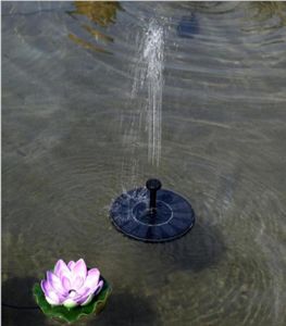 7V Solar Water Pump Outdoor Floating Panel Solar Powered Water Fountain Garden Plants Pump Watering Power Pond Tank Pool9318311