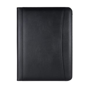 Padfolio A4 PU Folder Bag Portfolio Padfolio Folder Document Case Leather Multifunctional Business Organizer with Business Card Holder