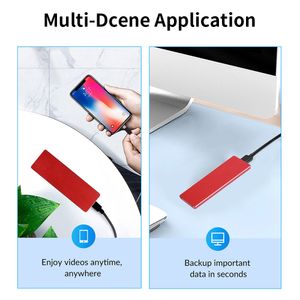 TISHRIC M.2 SSD Case NVME Enclosure External HD Case SSD M2 NVME To USB Type C PCIE SATA M Key External Hard Drive Enclosure/Box