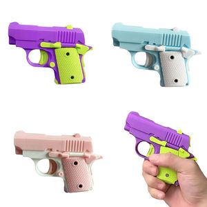 3D Gravity Knife Baby 1911 Edc Toy Gun Model Cannot Shoot 3D Printing Fidget Toy For Kids Adults Boys Birthday Gifts