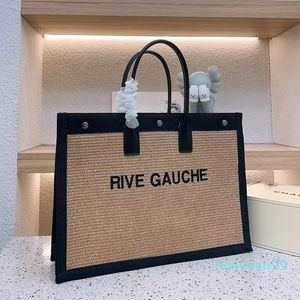 Fashion Black Luxury Tote Bolsas de tela Compras dufffle moda grande bolsas de praia Laptop Travel Crossbody 2024