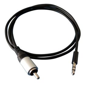 3,5 mm till RCA Single Lotus Cable 1 Meter Audio Cable 3,5 Male till RCA Male Cable för TV -högtalare DVD -förstärkare Anslutningsadapter