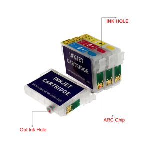 Supplies T1281 T1282 T1283 T1284 Refillable Ink Cartridge for Epson Stylus S22 SX125 SX420W SX425W SX235W SX130 Printer With ARC Chips