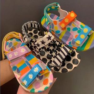 Mini Kinder Sommer Sandalen PVC Prinzessin Girl Boy Mode Weiche Gelee Schuhe bequeme Kinder Beach Schuhe HMI083 240318