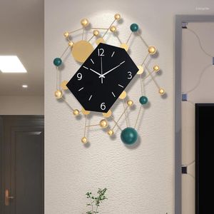 Zegary ścienne Kreatywne nowoczesne salon sztuka moda duża cicha cyfrowa kwarc mechanizm zegara home dekoracja luksusowa reloJ