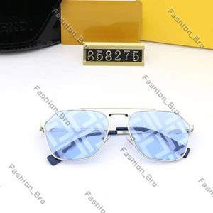 Fendisunglasses for Women Sun Skliss F LUSURYS Projektanci Lady Sunglass Men Square okulary przeciwsłoneczne z pudełkiem Fendin Fendibags88 214