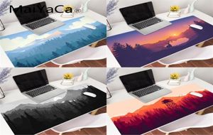 MAIYACA Deep Forest Fireawatch Gamer Gamer Mousepad Gaming Mouse Pad Large Blocking Edge Keyboard 70x30 cm DEAK MAT dla CS Go193N8065202