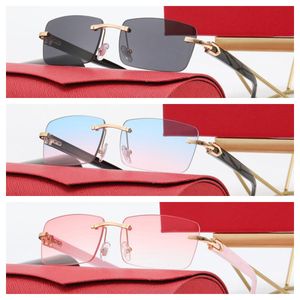Luxus Elfenbeinarm Sonnenbrille für Männer Srimless Classics Brille Rahmen Frauen Schatten schützen Augen klare Linsen verschreibungspflichtige Design Spanische Brille Spanische Brille