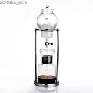 Kaffeemaschinen 600ml Klassiker kalt gebrüht Kaffee Eis Kaffeemaschine Espresso Tropfer kann Koffie Y240403