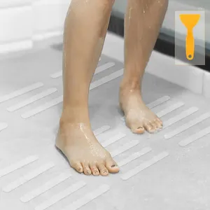 Tappetini da bagno 72 pezzi Strisce doccia anti-slip strisce trasparenti Sicurezza Clear Clear Anti-Skid Treads per passi