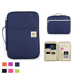 File Giash A4 Wool Felt Document Organizer Folder Padfolio Multifunction Business Holder Case Ipad Bag Office Filing Briefcase