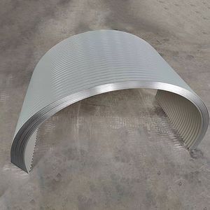 Belt conveyor conveyor Dust/rain cover Stainless steel shield Thickened color steel Arch color steel cover Complete specifications Factory direct sales