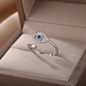 2pcs обручальные кольца Lucky Turkish Evil Eye Ring