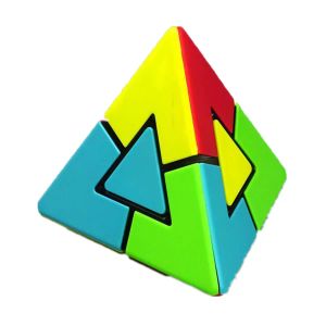 Fanxin Duo Pyramind 2x2 Strange Shape Pyramid Magic Cube Educational Puzzle Toys Toy