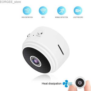 Andra CCTV -kameror WiFi Surveillance Camera Night Vision 1080p HighdeFinition Intelligent IP Camera Motion Detection Wireless Security Camera laddningsbar Y240