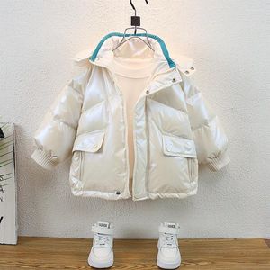 Down Coat 2-8Y Boys Girls Jackets White Duck Winter Fashion Sport Jacket Outwear Children Clothes Warm