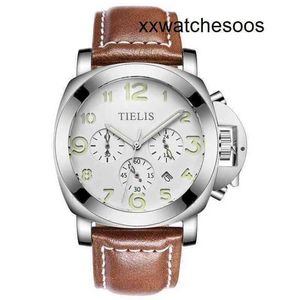 Top Clone Men Sports Watch Panerais Luminor Movimento automatico Serie di orologi militari svizzeri Dial Super Numero impermeabile