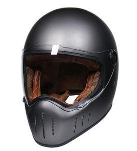 Motosiklet Kaskları Thompson Kask Tam Yüz Casco Moto Vintage Chopper Retro Capacete de Motocicleta8723418