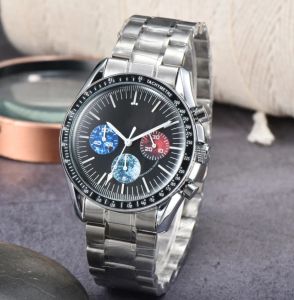 AAA 2024 MENS Titta på högkvalitativ kvartsrörelse klockor i rostfritt stål modeföretag lysande vattentät topp new's wristwatch s332