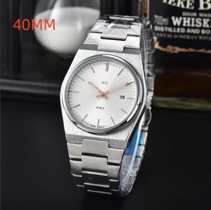 Sıcak moda marka kol saatleri popüler kadın altın saatleri 40mm kuvars hareket izle lüks modern adam bayan bilek izleme klasikler prx saatler montres bileklik