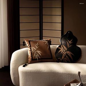 Poduszka chińska okładka bambusa do sofy 43x43 53x53 Brown Case Gurd Poduszki 40x50 cm Retro Art Dekoracja domu