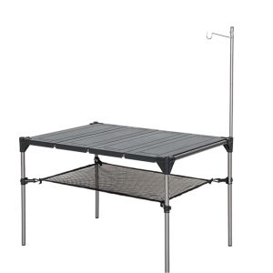 Möbler Blackdeer Outdoor Camping Desk Aluminium Alloy Folding Table Portable Picnic Fishing Beer Table Lätt regntät avtagbar