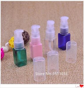 Storage Bottles 50PCS 10ML Small Empty Plastic Cosmetic Refillable Pump Lotion Bottle DIY Container Toner Package Green Pink Blue