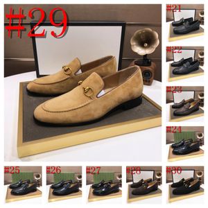 2024 العلامة التجارية الفاخرة Men Oxford Shoes Designer Office Wedding Shoes White Black Brown Policing Hand Lace Up مدبب إصبع القدم أحذية جلدية من الرجال 6.5-12