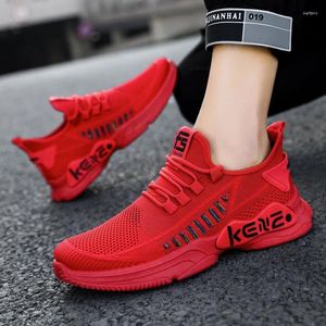 Casual Shoes Men's Mesh Soft Sole Breattable Thin Lightweight Bekväma Sport Outdoor Running Sneakers