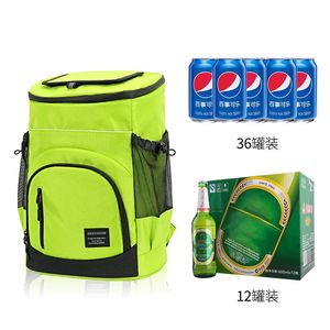 30L Double Shoulder Outdoor Cooler Leak Proof Lightweight Insulation Bag Picnic Beer 240320