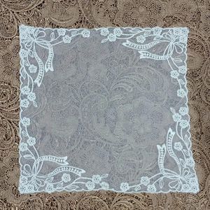 Bord Mattor Vintage Placemats Coasters Bomullsspetstyg virkning Kökplats Doily Cup Pad Mat Square Placemat PW12