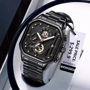 Poedagar najlepsza marka luksusowy nowi mężczyźni zegarek kwarcowy obserwuje wodoodporne świetliste zegarek dla mężczyzn randka chronogła sportowa na rękę 345