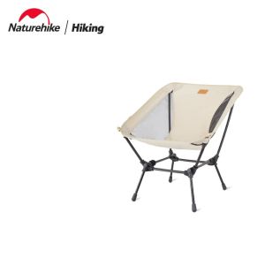 Furnishings Naturehike New Portable Moon Chair Outdoor Camping Folding Chair Picnic Bbq Lounge Chair High Low Sketch Fishing Leisure Chair