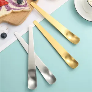 Coffee Scoops Stainless Steel Spoon Smooth Edges High Quality Materials Cute Three-dimensional Design Micro Stirring