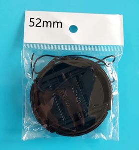 100 Pieces 52mm Camera Lens Cap Cover For Pentax Olypums Pansonic Fujifilm Leica Sigma Tamron Yongnuo 240327