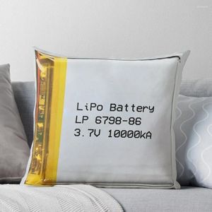 Poduszka Zakazana bateria litowa rzut na kanapę
