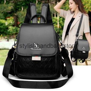 Backpack Style Fácil Viajar -se New Womens ombro único Bolsa de crossbody PRÁTICA PRÁTICA Versátil e elegante para H240403