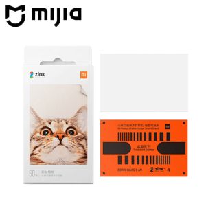 Mijia Zink Pocket Pocket Phop Paper Photo Auto-adesivo Impressão 50/100 Folhas para Mijia Mini Pocket Photo Printer