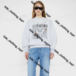 Annies Bing Hoodie Tasarımcı Sweatshirts Siyah Aninebing Hoodie Sport Klasik Mektup Pamuk Kazak Jumper Geçici Ab Hoodie Kadın Anine Bung Hoodie Anine Hoodie 48