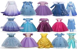 Girl039s Dresses Kids for Girls Princess Halloween Carnival Party Costume Children Fancy Veste Vestiti Snow Queen Clothes5668088