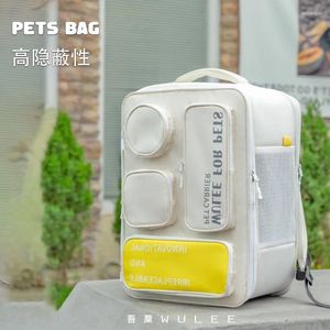 Cat Carriers Pet Travel Bag Dog Suitcase Portable Transparent Luggage Large Capacity