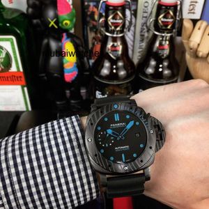 Mens relógios de luxo para relógio mecânico Automático Sapphire Mirror 47mm 13mm Importado Rubber Watch Band Brand Italy Sport Mkup